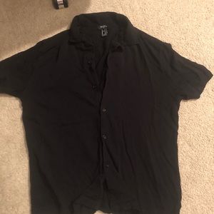 Forever 21 black button up